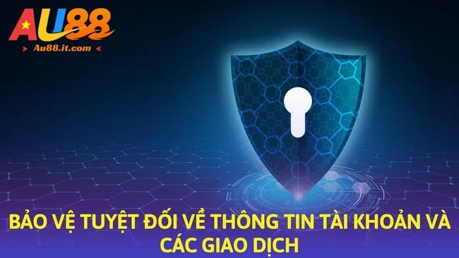 Bảo vệ tuyệt đối về thông tin tài khoản và các giao dịch